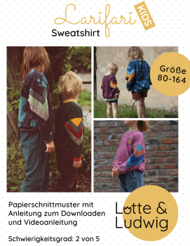 Lotte & Ludwig Papierschnittmuster - Larifari Kids